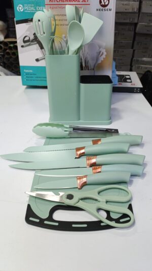 Set De Utensilios De Cocina 19 Piezas